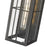 Millennium Lighting Jaxson 1Lt Outdoor Wall Sconce, Black/Clear