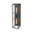 Millennium Lighting Jaxson 2Lt 8" Outdoor Wall Sconce, Black/Clear