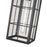 Millennium Lighting Jaxson 1Lt Outdoor Pendant, Coated Black/Clear