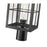 Millennium Lighting Jaxson 1Lt Outdoor Post Light, Black/Clear