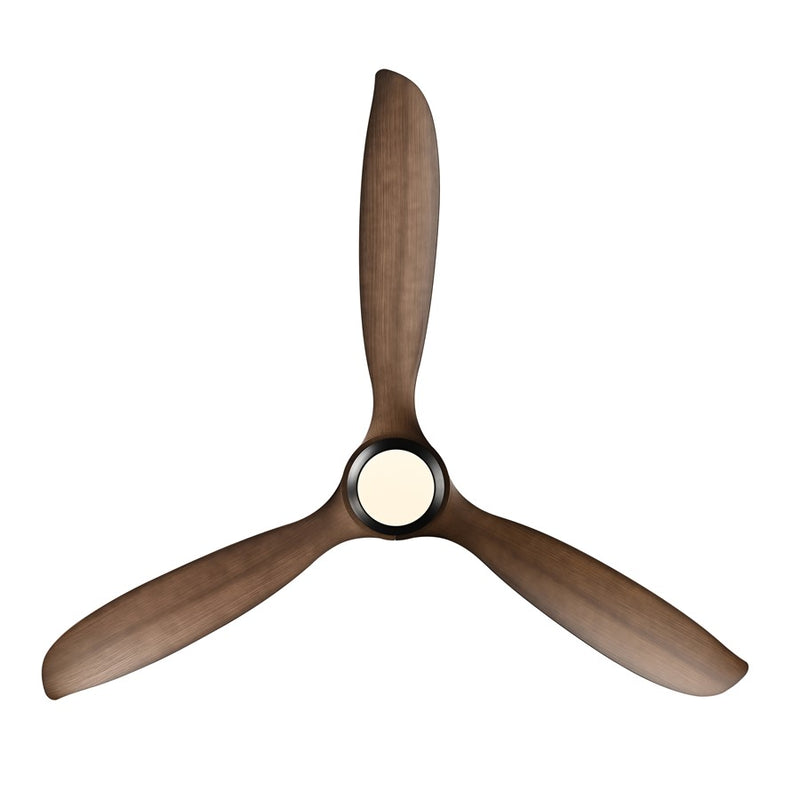 RP Lighting Wynleaf 3Bld 72" LED Ceiling Fan, Koa/Etched
