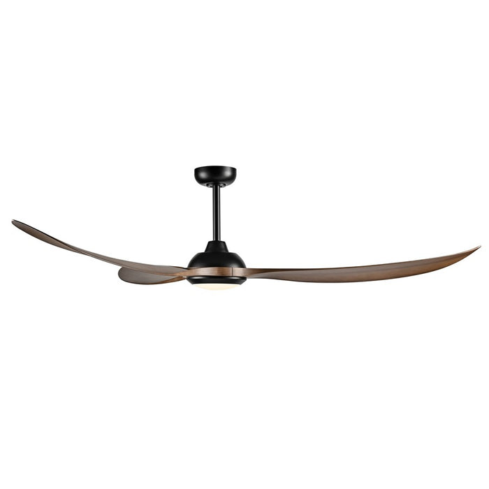 RP Lighting Wynleaf 3Bld 72" LED Ceiling Fan, Koa/Etched