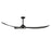 RP Lighting Wynleaf 3Bld 72" LED Ceiling Fan, Blk/Etched