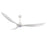 RP Lighting Wynleaf 3Bld 72" LED Ceiling Fan, Wht/Etched - 1087WLED-MWWMWW