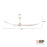 RP Lighting Wynleaf 3Bld 72" LED Ceiling Fan, White/Etched