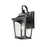 Millennium Lighting Curry 1Lt Outdoor Wall Sconce, Black/Clear