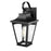 Millennium Lighting Curry 1Lt Outdoor Wall Sconce, Black/Clear
