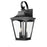 Millennium Lighting Curry 2Lt Outdoor Wall Sconce, Black/Clear