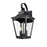 Millennium Lighting Curry 2Lt Outdoor Wall Sconce, Black/Clear