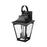 Millennium Lighting Curry 2Lt Outdoor Wall Sconce, Black/Clear