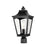 Millennium Lighting Curry 1Lt Outdoor Post Lantern, Black/Clear