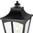 Millennium Lighting Curry 1Lt Outdoor Post Lantern, Black/Clear