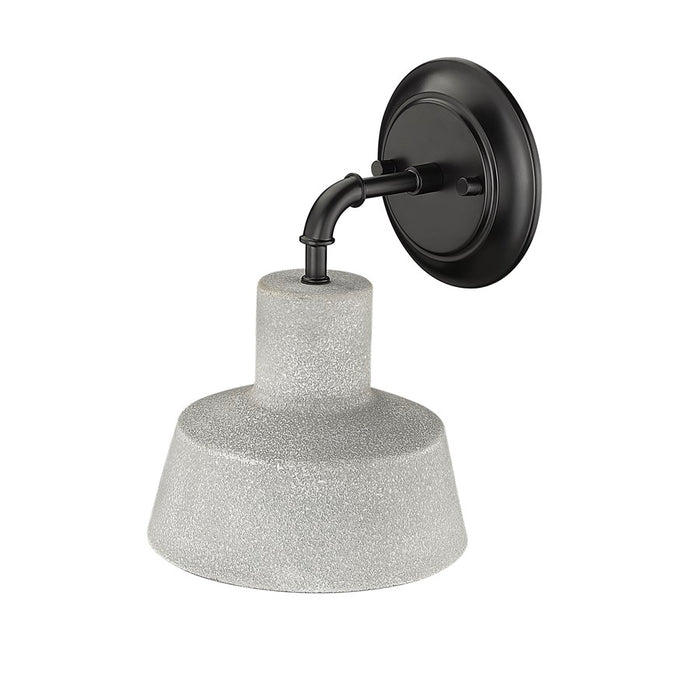 Millennium Lloyd 1Lt 10" Outdoor Wall Sconce, Textured Cement