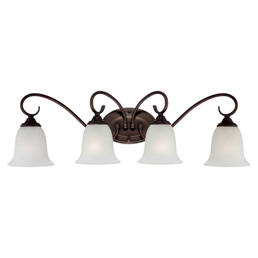Millennium 4 Light 28" Vanity, Rubbed Bronze