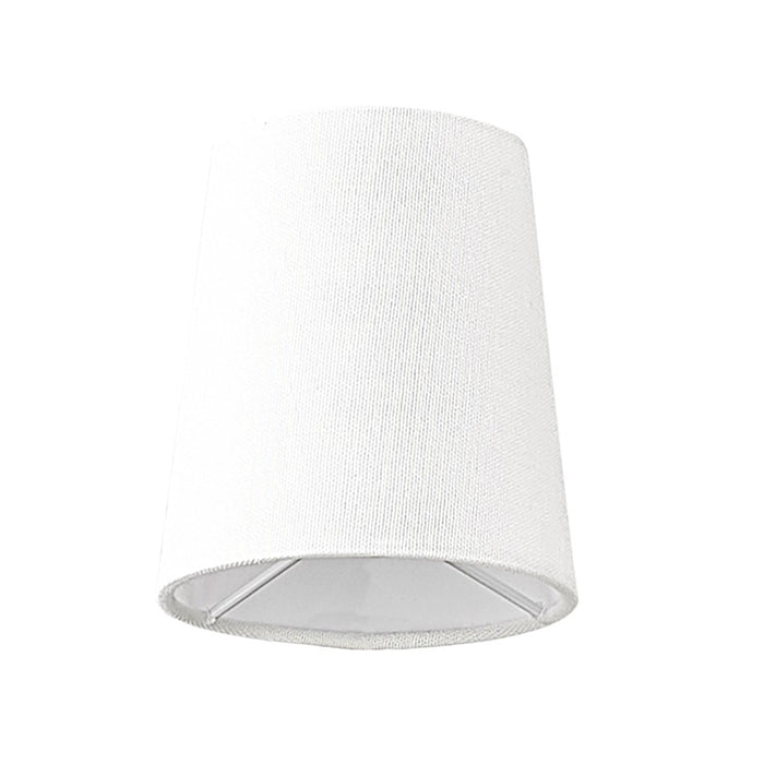 Millennium Lighting Shade, White/White Linen