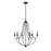Millennium Lighting Eisley 6Lt Chandelier, Black