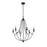 Millennium Lighting Eisley 6Lt Chandelier, Black