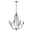 Millennium Lighting Eisley 6Lt Chandelier, Black