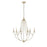 Millennium Lighting Eisley 6Lt Chandelier, Modern Gold