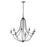 Millennium Lighting Eisley 8Lt Chandelier, Black