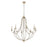 Millennium Lighting Eisley 8Lt Chandelier, Modern Gold