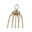 Millennium Lighting Eisley 8Lt Chandelier, Modern Gold