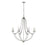 Millennium Lighting Eisley 8Lt Chandelier, Polished Nickel - 12108-PN