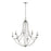 Millennium Lighting Eisley 8Lt Chandelier, Polished Nickel