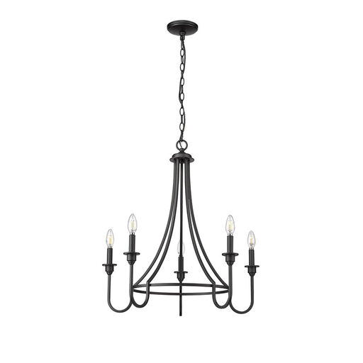 Millennium Lighting Artemis 5Lt 26" Chandelier, Black