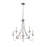 Millennium Lighting Artemis 5 Light 26" Chandelier, Polished Nickel