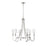 Millennium Lighting Artemis 6 Light 32" Chandelier, Polished Nickel - 12206-PN