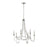 Millennium Lighting Artemis 6 Light 32" Chandelier, Polished Nickel