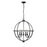 Millennium Lighting Artemis 5Lt 24" Chandelier, Black - 12305-MB