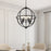 Millennium Lighting Artemis 5Lt 24" Chandelier, Black