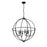 Millennium Lighting Artemis 6Lt 34" Chandelier, Black