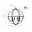 Millennium Lighting Artemis 6Lt 34" Chandelier, Black