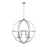 Millennium Lighting Artemis 6 Light 34" Chandelier, Polished Nickel - 12306-PN