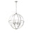 Millennium Lighting Artemis 6 Light 34" Chandelier, Polished Nickel