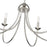 Millennium Lighting Huxley 6Lt Chandelier, Polished Nickel