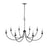 Millennium Lighting Huxley 8 Light Chandelier, Matte Black