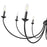 Millennium Lighting Huxley 8 Light Chandelier, Matte Black