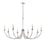 Millennium Lighting Huxley 8Lt Chandelier, Polished Nickel