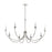 Millennium Lighting Huxley 8Lt Chandelier, Polished Nickel
