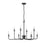 Millennium Lighting Marceline 8Lt Chandelier, Black
