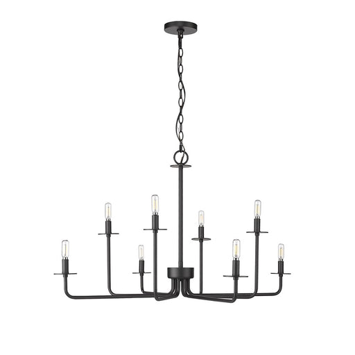 Millennium Lighting Marceline 8Lt Chandelier, Black
