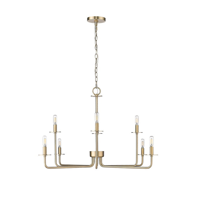 Millennium Lighting Marceline 8Lt Chandelier, Modern Gold - 12508-MG