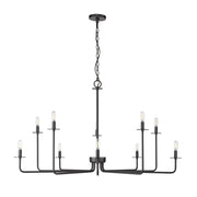 Millennium Lighting Marceline 1Lt Chandelier, Black - 12510-MB