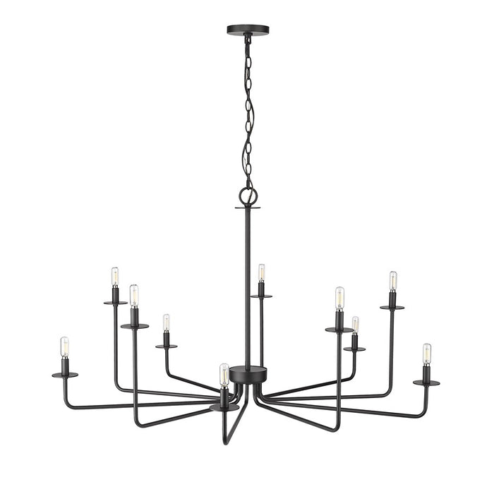 Millennium Lighting Marceline 1Lt Chandelier, Black