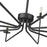 Millennium Lighting Marceline 1Lt Chandelier, Black