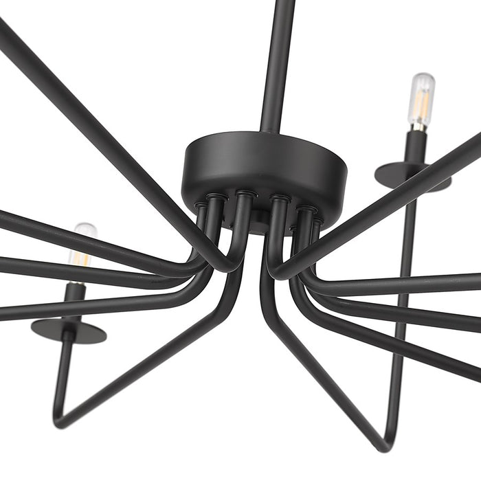 Millennium Lighting Marceline 1Lt Chandelier, Black